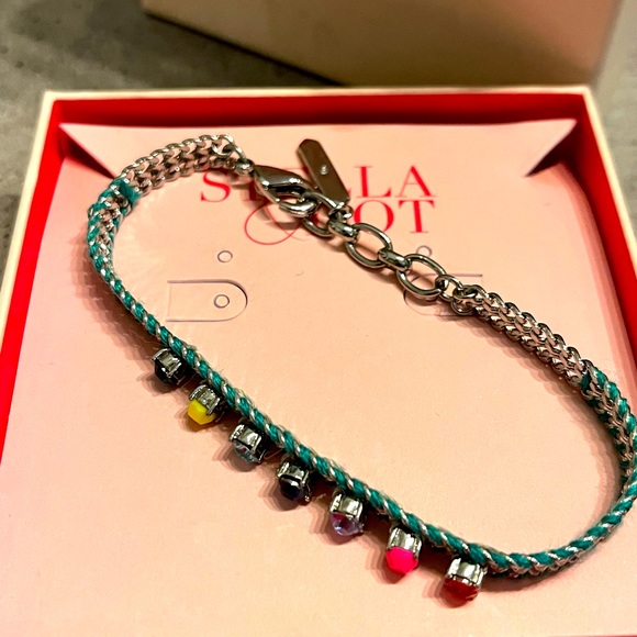 TWO Stella & Dot Rainbow Friendship Bracelets - Picture 3 of 3